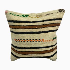 Vintage Neutral Wool Cushion Cover, 1950s