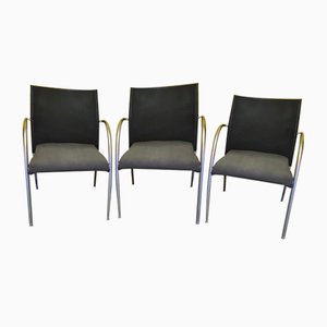 Italian Lounge Chairs from Tonon, 1990s, Set of 3