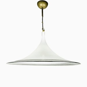 Lampe à Suspension en Verre de Murano attribuée à Lino Tagliapietra, 1980s
