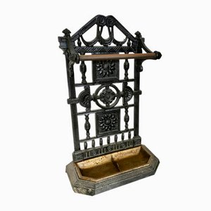 19th Century Cast Iron Walking Stick Stand or Umbrella Stand, 1890s