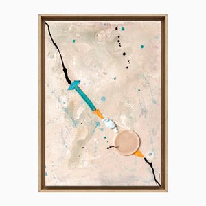 Elena Camacho, Lifeline II, Mixed Media, Framed