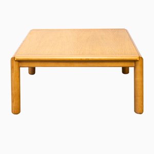 Square Coffee Table in Ash, 1980s