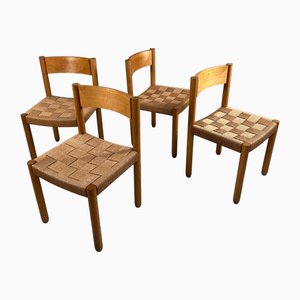 Rope Dining Chairs by Trix Haussmann & Robert Haussmann, 1960s, Set of 4