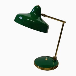 Vintage Green Table Lamp from Arredoluce, 1950s