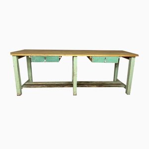 Vintage Industrial Workbench