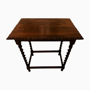 Mesa antigua de roble, años 20