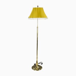 Vintage Brass Floor Lamp, 1930s