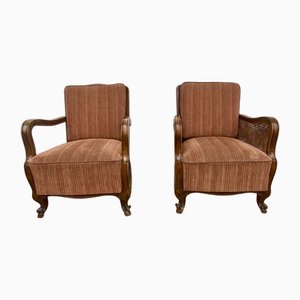 Fauteuils Antiques, Italie, 1920s, Set de 2