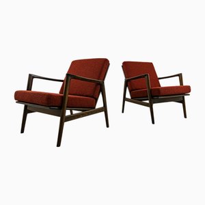 Vintage Sessel von Swarzędzkie Fabryki Mebli, 1960er, 2er Set