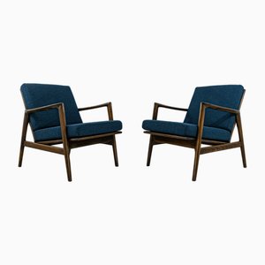 Vintage Sessel von Swarzędzkie Fabryki Mebli, 1960er, 2er Set