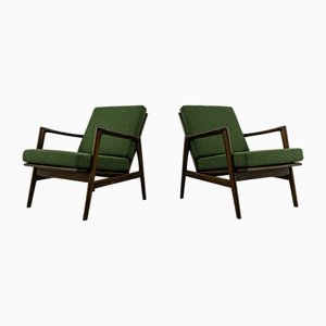 Vintage Sessel von Swarzędzkie Fabryki Mebli, 1960er, 2er Set