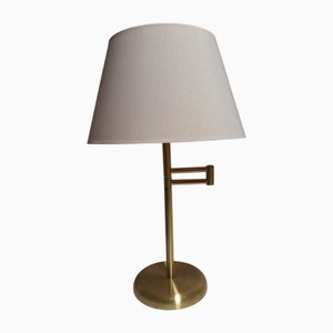 Vintage Tischlampe mit Messinggestell, 1990er