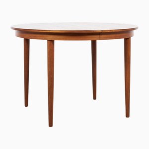 Mid-Century Danish Round Dining Table in Teak attributed to Erling Torvits, 1960s