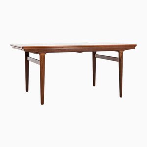 Mid-Century Rectangular Extendable Dining Table in Teak attributed to Johannes Andersen for Uldum, 1960s