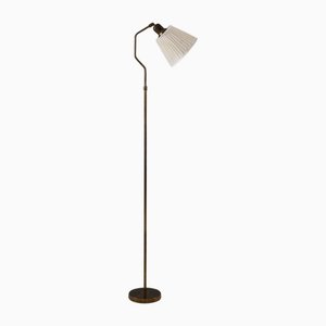 Mid-Century Modern Swedish Floor Lamp in Brass, 1960s