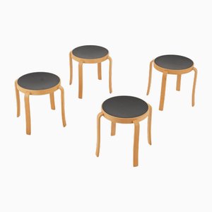8000 Series Hocker aus Buche von Rud Thygesen & Johnny Sørensen für Magnus Olesen, 1990er, 4er Set