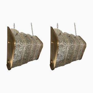 Wandlampen von Barovier & Toso, 1940er, 2er Set