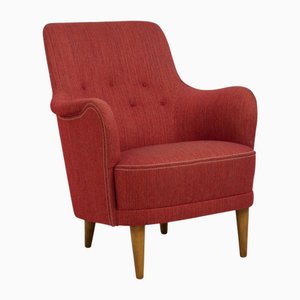 Vintage Scandinavian Modern Samsas Original Armchair attributed to Carl Malmsten for O.H. Sjögren, 1960s