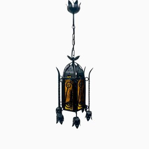 Arts & Crafts Hand-Crafted Pendant Lamp, 1930s