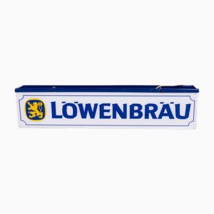Vintage Beer Lighted Sign in Plastic and Iron from Löwenbräu