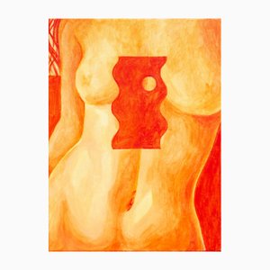 Laura Rubio Bañón, L'Empereur, Acrylique sur Toile