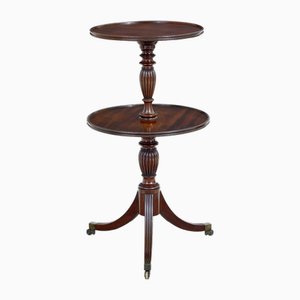 Antiker runder William IV Serviertisch aus Mahagoni, 1830