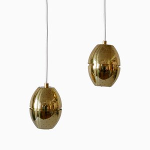 Egg Pendant Lamps by Hans-Agne Jakobsson for Ab Markaryd, 1960s, Set of 2