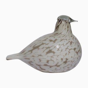 Iittala Glass Bird Willow Grouse by Oiva Toikka, 1980s