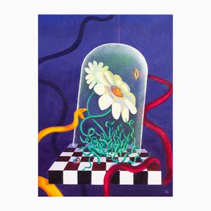 Laura Rubio Bañón, Naif, Acryl auf Leinwand