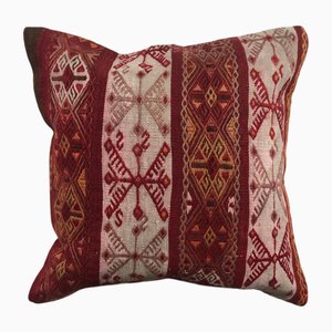 Fodera per cuscino Kilim vintage dell'Anatolia