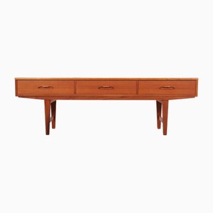 Dänisches Vintage Teak Lowboard, 1960er
