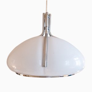 Quadrifoglio Pendant Lamp attributed to Gae Aulenti for Guzzini, Italy, 1970s