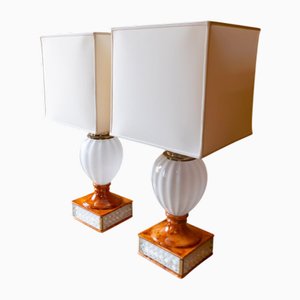 Tischlampen von Tommaso Barbi, 1970er, 2er Set