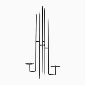 Brutalistischer deutscher Wandkerzenhalter, 1960er