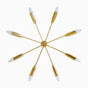 Large Mid-Century Sputnik Ceiling Light from Hillebrand Lighting, 1970s