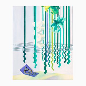 Laura Rubio Bañón, Zweiter Schritt, Acryl auf Leinwand