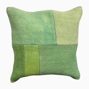 Vintage Green Hemp Cushion Cover, 1960