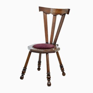 Chaise d'Enfant Arts and Crafts du Début du 20ème Siècle en Chêne, 1920s