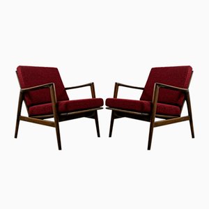 Vintage Sessel von Swarzędzkie Fabryki Mebli, 1960er, 2er Set