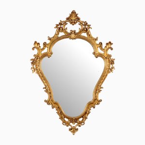Geschnitzter und vergoldeter goldener Spiegel