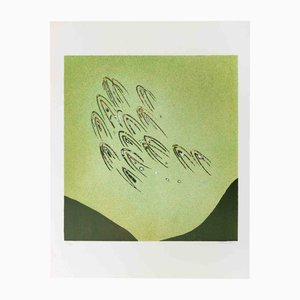 Antonio Rizzo, Figures in Flight, Lithograph, 1970