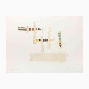 Giulio Marelli, Totem, Lithographie, 1970er