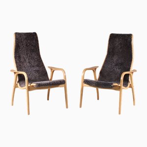 Poltrona Lamino di Yngve Ekström per Swedese, Svezia, anni '70