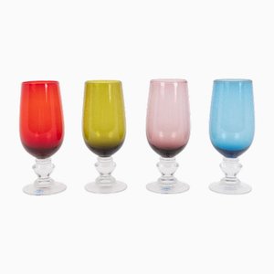 Vintage Glasses from Andrea Fontebasso, 1980s, Set of 4