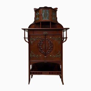 Art Nouveau Mahogany Cabinet, 1920s