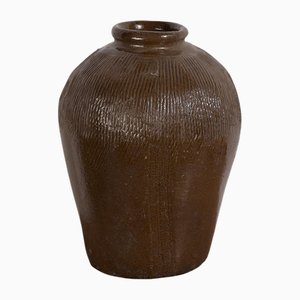 Vaso in ceramica smaltata, inizio XX secolo