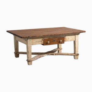 Weißer Niedriger Beistelltisch, 1920er