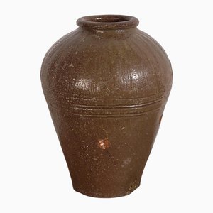 Kleine orientalische Glasierte Keramikvase, 1900er