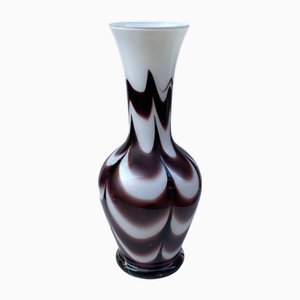 Jarrón italiano de cristal de Murano de Carlo Moretti, años 70