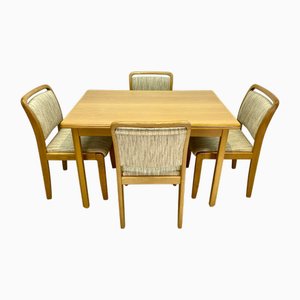 Dining Group with Table, 1970s, Set of 5